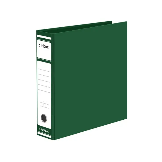 Pasta Arquivo L/L Ambar Comercial 310x290x80mm Verde | Organização Profissional