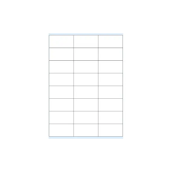 Etiquetas transparentes 070x036mm Markin - Pack de 100 folhas A4 | Loja BluePixel