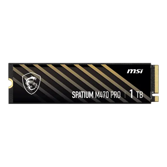 MSI SSD M.2 PCIe 4.0 NVMe 1TB SPATIUM M470 PRO - Alta Performance para Gaming e Profissionais