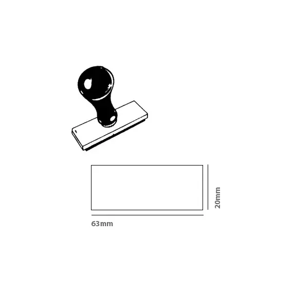 Pack Base Zinco Carimbo 63x20mm (15A) com Cabo Plástico | Outras | Loja BluePixel
