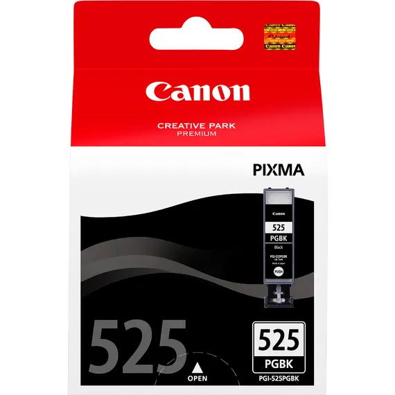 Cartucho de tinta preto Canon PGI-525PGBK 19ml para impressoras Canon - Alta qualidade e rendimento
