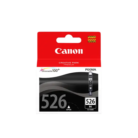 Cartucho de Tinta Preto Canon CLI-526B 9ml - Compatível com Impressoras Canon | BluePixel.pt