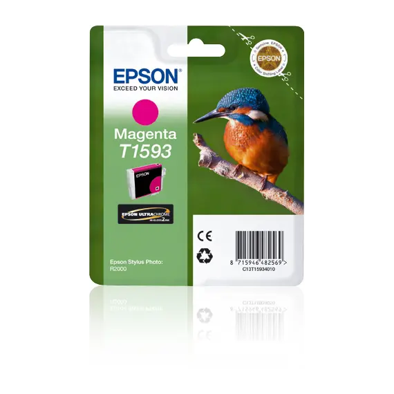Tinteiro EPSON T1593 Magenta para Stylus Photo R2000 | Alta Qualidade e Cores Vibrantes