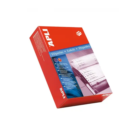 Etiquetas contínuas APLI 101,6x23,3mm Cx6000 - Etiquetas de alta qualidade para organização | bluepixel.pt