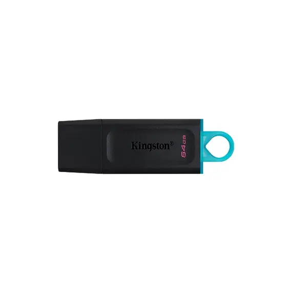 Pen Drive Kingston DataTraveler Exodia 64GB USB-A 3.2 Preto | Armazenamento portátil de alta velocidade
