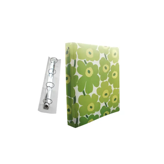Pasta Arquivo SMEAD Marimekko 4 Argolas 310x240x40mm Verde | Organização de Documentos