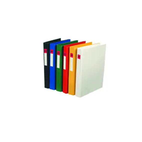 Pasta Arquivo SMEAD Plástico Amarelo 310x227mm com 2 Argolas - Organização e Resistência