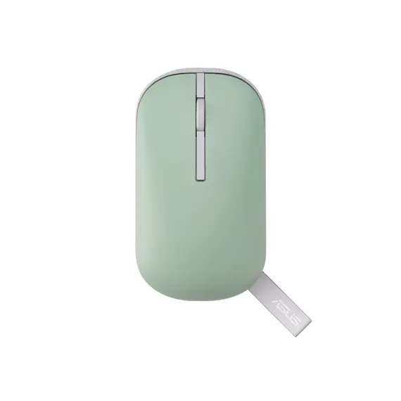 Mouse Óptico Sem Fios ASUS MD100 - 1600 DPI, Bluetooth e Cores Oat Milk & Green Tea