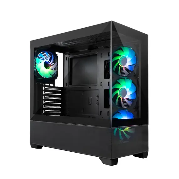 Chassis COOLBOX GA250 ATX Crystal Sem Fonte - Gabinete para PC Personalizado na bluepixel.pt