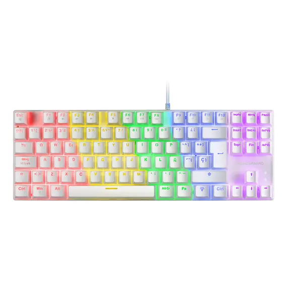 Teclado Mecânico TKL MARS GAMING MK80 RGB Chroma - Azul e Branco | Loja BluePixel