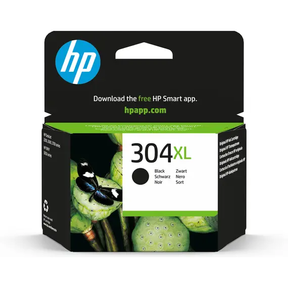 Cartucho de Tinta HP 304XL Black Original para Impressoras HP - Alta Capacidade