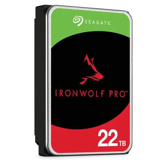 Seagate IronWolf Pro 22TB HDD NAS 7200rpm SATA 6Gb/s 256MB cache - Ideal para sistemas RAID e NAS empresariais
