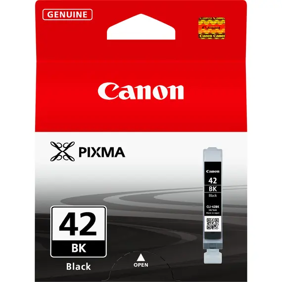 Cartucho de Tinta Preto CANON CLI-42BK - Capacidade Padrão para Impressões de Até 900 Fotos | bluepixel.pt