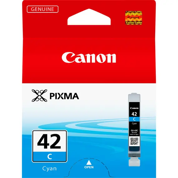 Cartucho de Tinta Cyan CANON CLI-42C - Capacidade Padrão para Impressoras CANON | bluepixel.pt