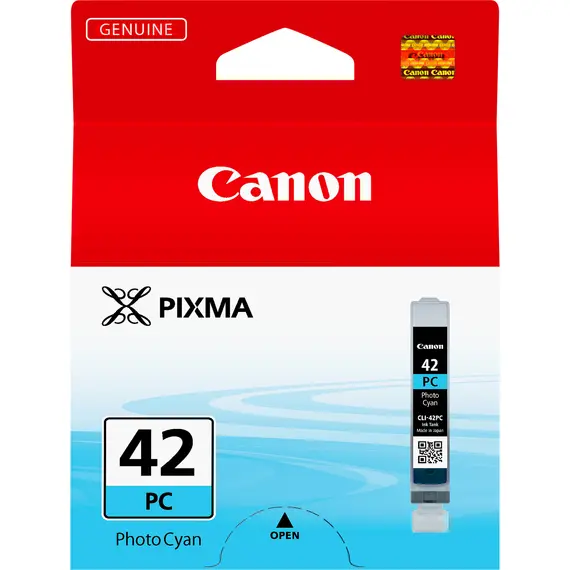 Cartucho Canon CLI-42PC Ciano - Capacidade Padrão para 60 Fotos | BluePixel.pt