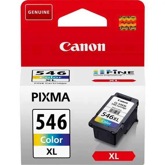 Cartucho de Tinta CANON 1LB CL-546XL de Alta Capacidade - Impressão Colorida até 300 páginas