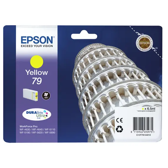 Tinteiro Amarelo EPSON T79 L para WorkForce Pro WF-46xx/51xx/56xx | Loja BluePixel