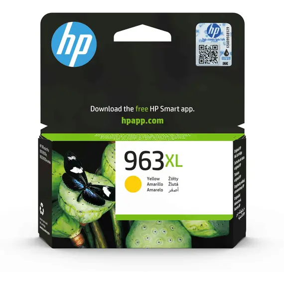Cartucho HP 963XL High Yield Yellow - Tinta Amarelo de Alta Capacidade para Impressoras HP | bluepixel.pt
