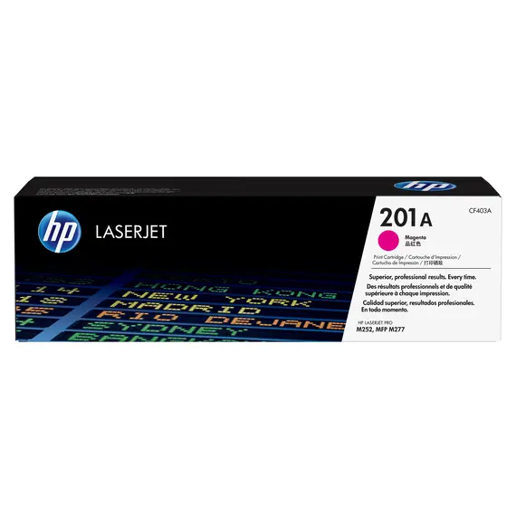 Toner Original HP 201A CF403A Magenta - Capacidade Padrão para Impressoras HP | bluepixel.pt