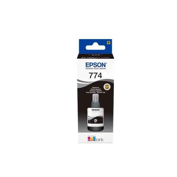 Recarga de Tinta EPSON Serie 774 Preto (140ml) para EcoTank 3600/4550/16500 | BluePixel.pt