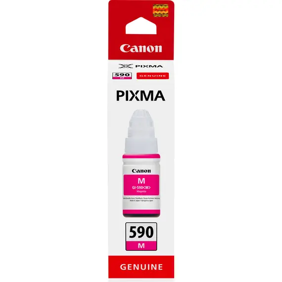 Tinta Magenta CANON GI-590M - Tinta Original para Impressoras CANON | bluepixel.pt