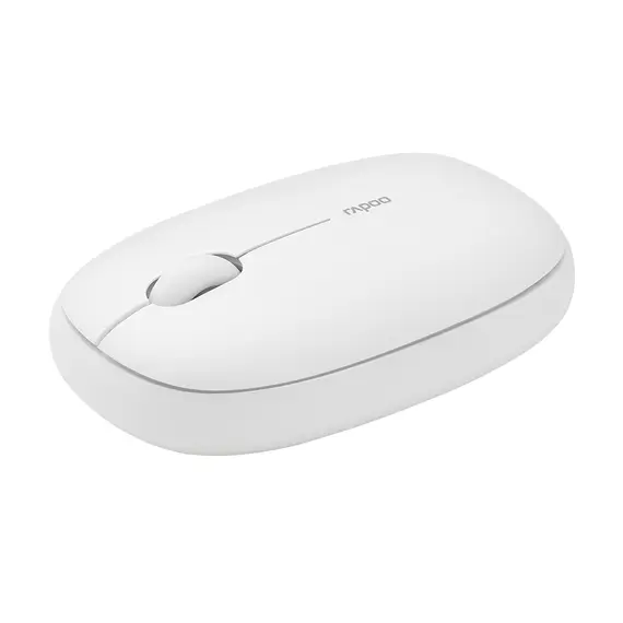 Mouse Wireless Rapoo M660 Multi-Mode Silent Colourful Branco - Conectividade Versátil e Design Silencioso