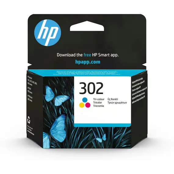 Cartucho de Tinta HP 302 Tri-color para Impressoras HP - Impressão Vibrante até 165 páginas | BluePixel.pt
