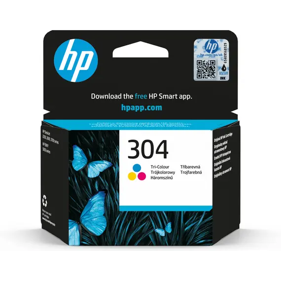 Cartucho HP 304 Tri-color Original - Impressões Vibrantes e de Alta Qualidade | bluepixel.pt