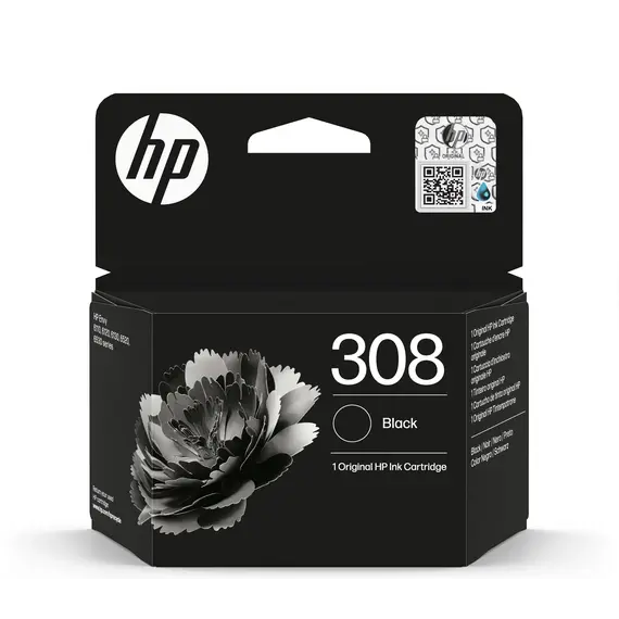 Cartucho HP 308 Preto Original HP INC. | Impressões de Alta Qualidade na bluepixel.pt