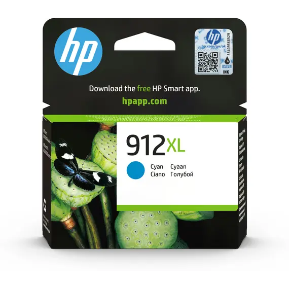 Cartucho HP 912XL High Yield Cyan - Tinta de Alta Capacidade para Impressoras HP | bluepixel.pt