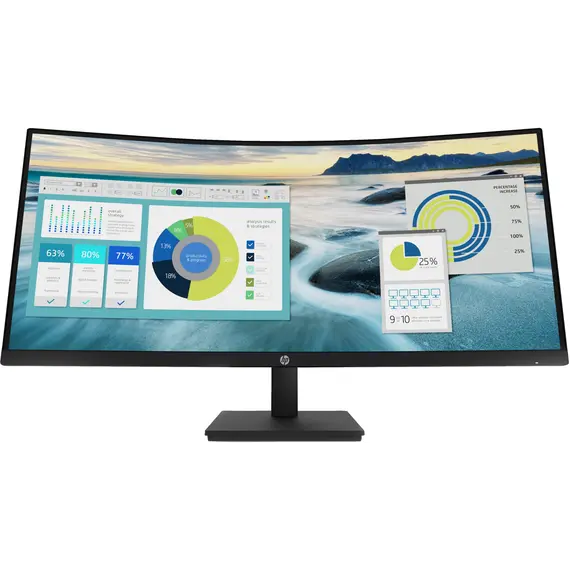Monitor HP P34HC G4 de 34'' WQHD com USB-C | Alta Performance na loja BluePixel