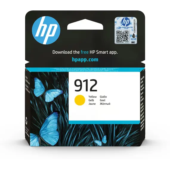 Cartucho de Tinta Amarelo HP 912 | Compatível com Impressoras HP | Loja BluePixel