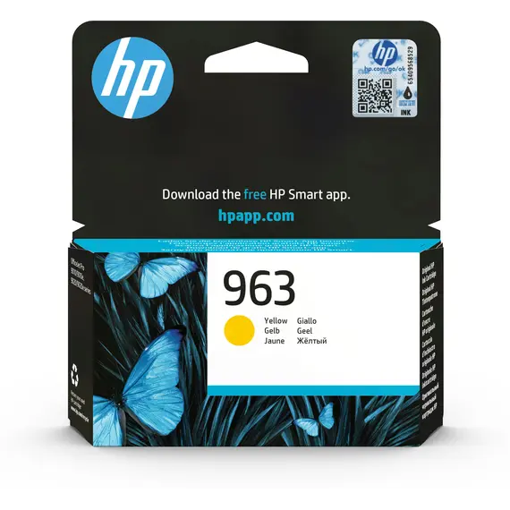 Cartucho HP 963 Yellow Original para Impressoras HP | BluePixel.pt