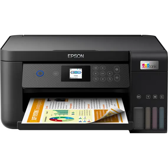 Epson EcoTank ET-2850 Impressora Multifuncional A4 com Wi-Fi e USB - Impressão a Cores até 10.5ppm