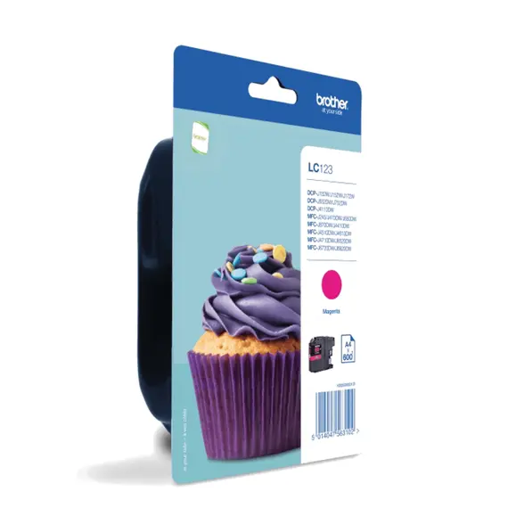 Tinteiro Magenta BROTHER LC123MBP para MFC-J4410DW, J4510DW e J4610DW | Loja BluePixel