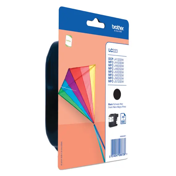 Tinteiro Preto Brother LC223BKBP para MFC-J4420DW e MFC-J4625DW | BluePixel.pt