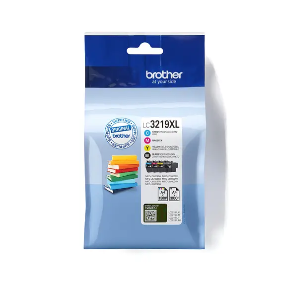 Pack de Tinteiros Brother LC3219XLVAL 4 Cores XL para MFC J5330DW e outros modelos | Bluepixel.pt