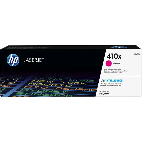 Cartucho de toner original HP 410X CF413X magenta para impressoras HP | BluePixel.pt