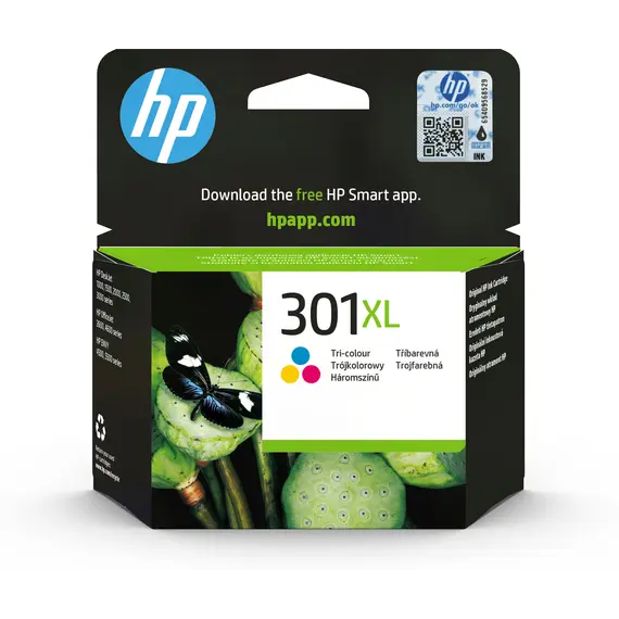 Cartucho HP 301XL High Yield Tri-color Original para Impressoras HP | BluePixel.pt