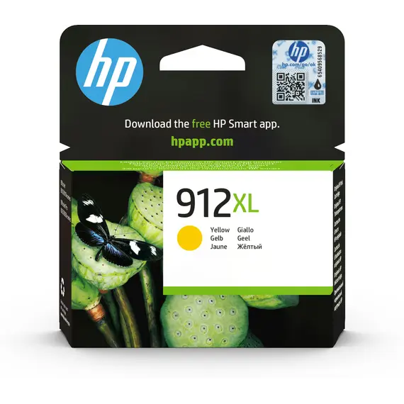 Cartucho HP 912XL High Yield Yellow - Tinta Amarelo de Alta Capacidade | BluePixel.pt