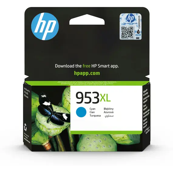 Cartucho de Tinta HP 953XL Cyan F6UAE Original para Impressoras HP - Alta Capacidade