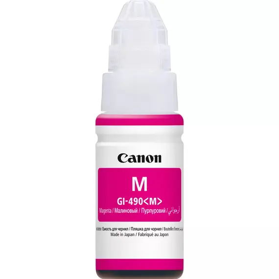 Tinta Magenta CANON GI-490 Garrafa - Compatível com Impressoras CANON | BluePixel.pt