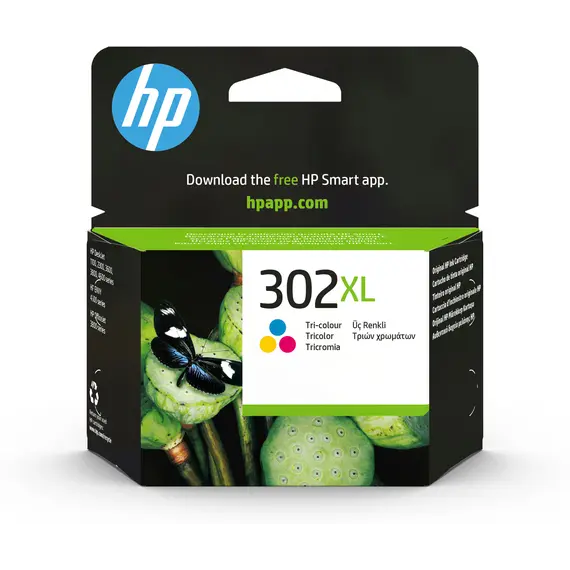 Cartucho HP 302 XL Tri-color - Impressões vibrantes até 330 páginas | HP INC.