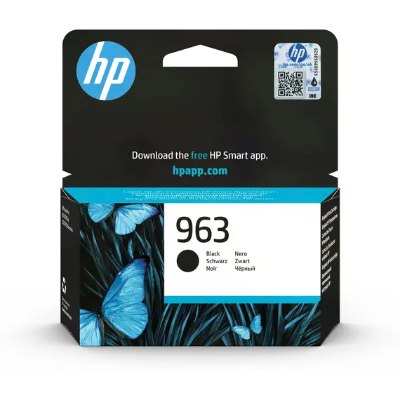 Cartucho HP 963 Black Original - Tinta de Alta Qualidade para Impressoras HP | bluepixel.pt