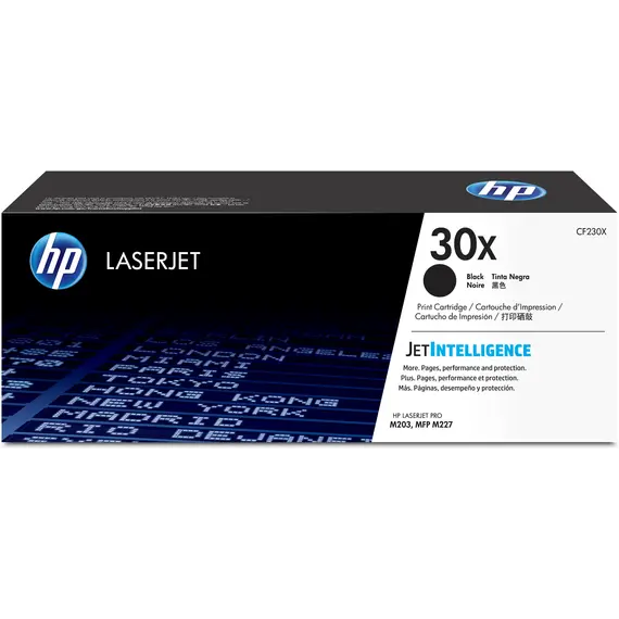 Cartucho HP 30X Original High Capacity LaserJet CF230X Preto XL | Loja BluePixel