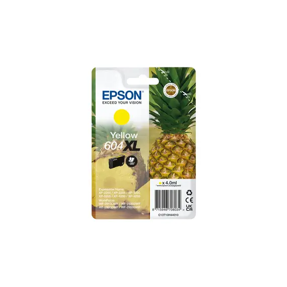 Tinteiro EPSON 604XL Yellow 1LB Singlepack - Impressões vibrantes e duradouras na loja online bluepixel.pt
