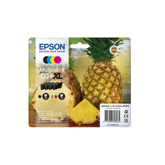 EPSON 1LB Multipack 4 cores 604XL Ink - Cartuchos de Tinta Compatíveis Epson na bluepixel.pt