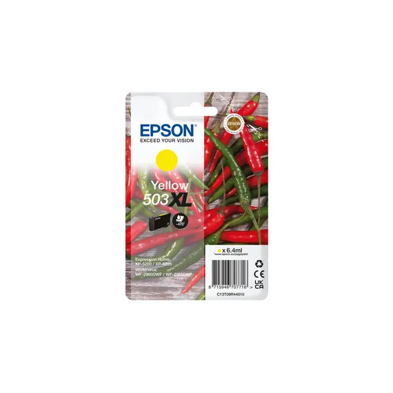 Tinta EPSON 1LB Singlepack Yellow 503XL - Compatível com Impressoras EPSON | BluePixel.pt