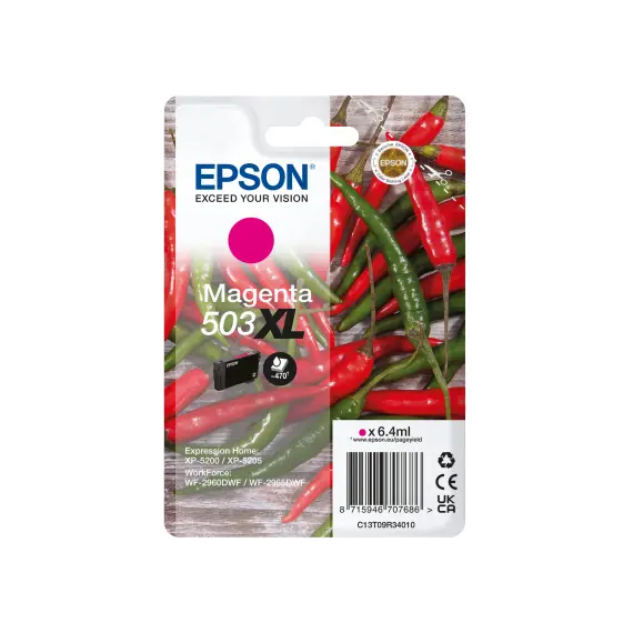 Tinteiro EPSON 503XL Magenta Singlepack | Alta Capacidade para Impressoras EPSON na bluepixel.pt