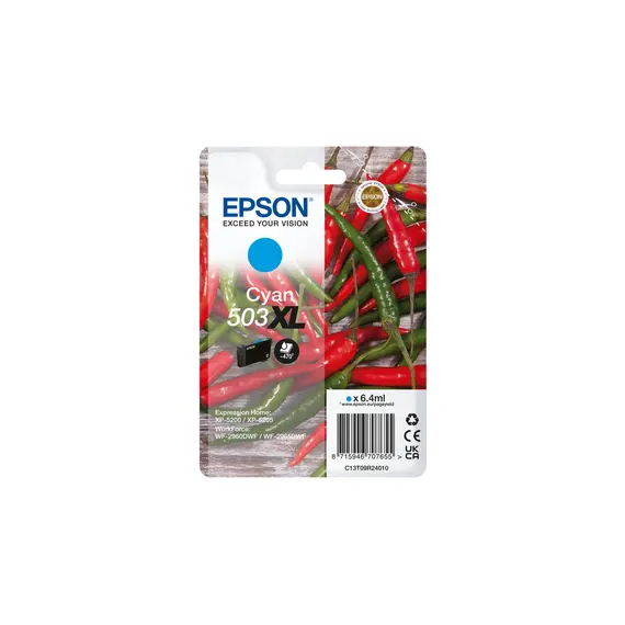 Cartucho EPSON 503XL Cyan Singlepack | Compatível com impressoras EPSON | Bluepixel.pt